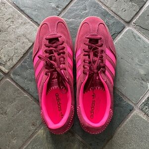 Adidas Fuchsia and Burgundy Sneakers